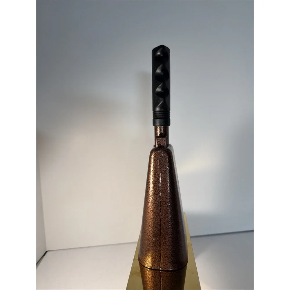 11 Inch Steel Cowbell with Handle, Sports Cheering Bell, Percussion Dinner Time